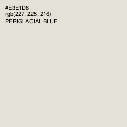 #E3E1D8 - Periglacial Blue Color Image
